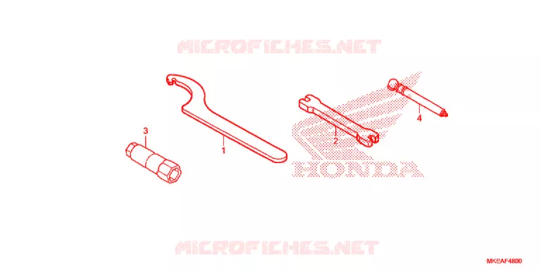 OUTIL Honda MOTO 450 CRF 2022  CRF450RLN