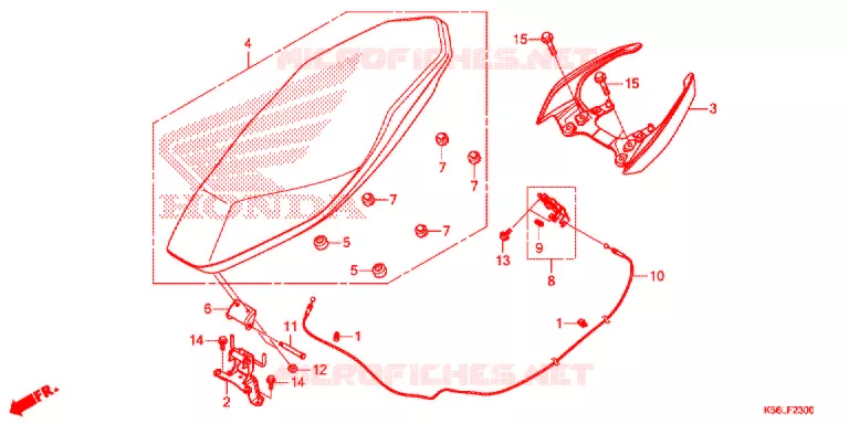 SELLE Honda SCOOTER 150 WINNER 2019  FS150FAL_V