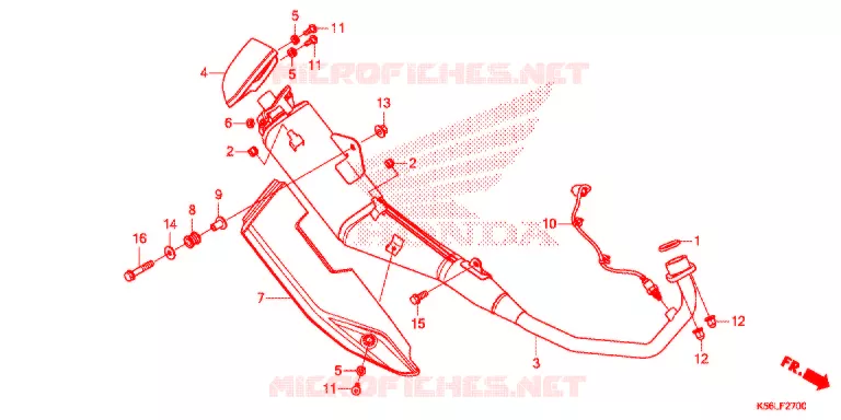 SILENCIEUX D'ECHAPPEMENT Honda SCOOTER 150 WINNER 2019  FS150FAL_V