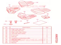 REPOSE PIED LARGE pour Honda GL 1800 GOLD WING TOUR DCT, NAVI, AIRBAG 2022