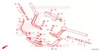 GUIDON   TE DE FOURCHE pour Honda GL 1800 GOLD WING TOUR 2022