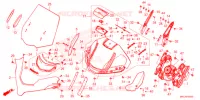 PARE BRISE pour Honda GL 1800 GOLD WING TOUR 2022