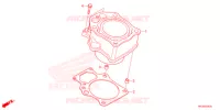 CYLINDRE pour Honda FOURTRAX 420 RANCHER 4X4 AT DCT EPS 2022