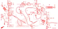 LEVIER DE GUIDON   CABLE   COMMODO pour Honda FOURTRAX 420 RANCHER 4X4 AT DCT EPS 2022