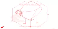 SELLE pour Honda FOURTRAX 420 RANCHER 4X4 AT DCT EPS 2022