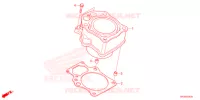 CYLINDRE pour Honda FOURTRAX 420 RANCHER 4X4 AT DCT EPS 2022