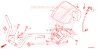 GUIDON pour Honda FOURTRAX 420 RANCHER 4X4 AT DCT EPS 2022