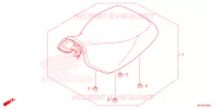 SELLE pour Honda FOURTRAX 420 RANCHER 4X4 AT DCT EPS 2022
