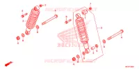 AMORTISSEUR ARRIERE pour Honda FOURTRAX 420 RANCHER 4X4 AT IRS EPS ESP 2022