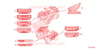AUTOCOLLANTS pour Honda FOURTRAX 420 RANCHER 4X4 AT IRS EPS ESP 2022
