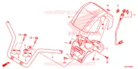 GUIDON pour Honda FOURTRAX 420 RANCHER 4X4 AT IRS EPS ESP 2022