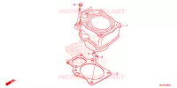 CYLINDRE pour Honda FOURTRAX 420 RANCHER 4X4 AT IRS EPS ESP 2022