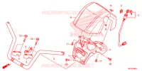 GUIDON pour Honda FOURTRAX 420 RANCHER 4X4 AT IRS EPS ESP 2022