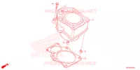 CYLINDRE pour Honda FOURTRAX 420 RANCHER 4X4 Manual Shift 2022