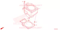 CYLINDRE pour Honda FOURTRAX 420 RANCHER 4X4 Manual Shift 2022