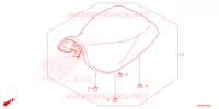SELLE pour Honda FOURTRAX 420 RANCHER 4X4 Manual Shift 2022