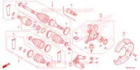 ARTICULATION AVANT / ARBRE DE COMMANDE  pour Honda FOURTRAX 420 RANCHER 2X4 Electric Shift 2022