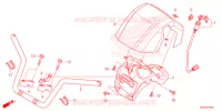 GUIDON pour Honda FOURTRAX 420 RANCHER 2X4 Electric Shift 2022