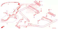 PEDALE   REPOSE PIED pour Honda FOURTRAX 420 RANCHER 2X4 Electric Shift 2022