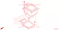 CYLINDRE pour Honda FOURTRAX 420 RANCHER 2X4 BASE 2022