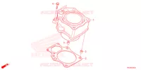 CYLINDRE pour Honda FOURTRAX 420 RANCHER 2X4 BASE 2022