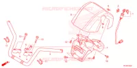 GUIDON pour Honda FOURTRAX 420 RANCHER 2X4 BASE 2022
