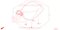SELLE pour Honda FOURTRAX 420 RANCHER 2X4 BASE 2022