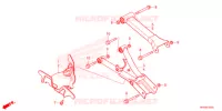 BRAS ARRIERE pour Honda FOURTRAX 520 FOREMAN RUBICON 4X4 AT DCT EPS DELUXE 2022