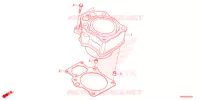 CYLINDRE pour Honda FOURTRAX 520 FOREMAN RUBICON 4X4 AT DCT EPS DELUXE 2022