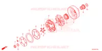 EMBRAYAGE pour Honda FOURTRAX 520 FOREMAN RUBICON 4X4 AT DCT EPS DELUXE 2022
