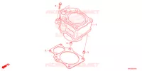 CYLINDRE pour Honda FOURTRAX 520 FOREMAN 4X4 ES PS 2022