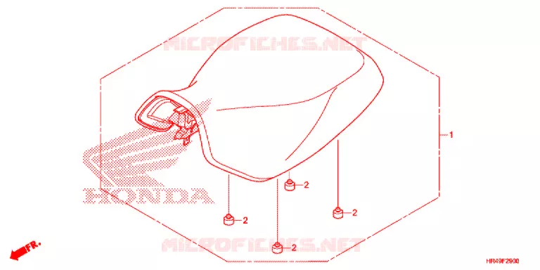 SELLE Honda ATV 520 FOURTRAX 2021  TRX520FM2M