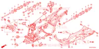 CADRE pour Honda FOURTRAX 520 FOREMAN 4X4 EPS 2022