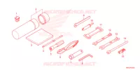 OUTIL pour Honda FOURTRAX 520 FOREMAN 4X4 EPS 2022