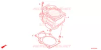 CYLINDRE pour Honda FOURTRAX 520 FOREMAN 4X4 EPS 2022