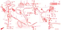 LEVIER DE GUIDON   CABLE   COMMODO pour Honda FOURTRAX 520 FOREMAN 4X4 EPS 2022