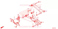 BRAS ARRIERE pour Honda FOURTRAX 520 FOREMAN RUBICON 4X4 EPS CAMO 2021