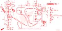 COMMODO   LEVIER   CABLE pour Honda FOURTRAX 520 FOREMAN RUBICON 4X4 EPS CAMO 2021