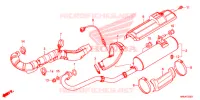 SILENCIEUX D'ECHAPPEMENT pour Honda FOURTRAX 520 FOREMAN RUBICON 4X4 EPS CAMO 2021