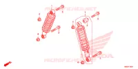 AMORTISSEUR AVANT pour Honda FOURTRAX 520 FOREMAN RUBICON 4X4 EPS 2021