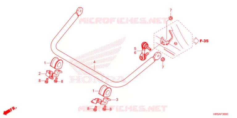 BARRE ANTI ROULIS Honda ATV 520 FOURTRAX 2021  TRX520FM6M