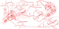 AUTOCOLLANTS pour Honda GL 1800 GOLD WING DCT 2022