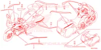 AUTOCOLLANTS pour Honda GL 1800 GOLD WING DCT 2022