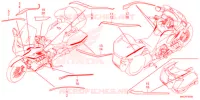 AUTOCOLLANTS pour Honda GL 1800 GOLD WING TOUR DCT, NAVI, AIRBAG 2022