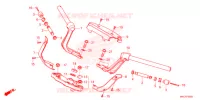 GUIDON   TE DE FOURCHE pour Honda GL 1800 GOLD WING TOUR DCT, NAVI, AIRBAG 2022
