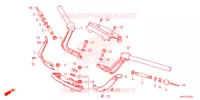GUIDON   TE DE FOURCHE pour Honda GL 1800 GOLD WING TOUR DCT, NAVI, AIRBAG 2022