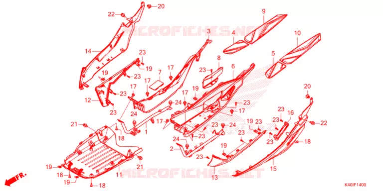 MARCHE PIEDS Honda SCOOTER 125 FORZA 2022  NSS125ADN
