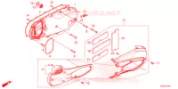 COUVERCLE GAUCHE pour Honda FORZA 125 2022