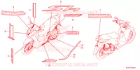 AUTOCOLLANTS pour Honda SH 150 ABS 5ED 2022