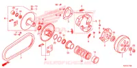 EMBRAYAGE pour Honda SH 150 ABS 5ED 2022